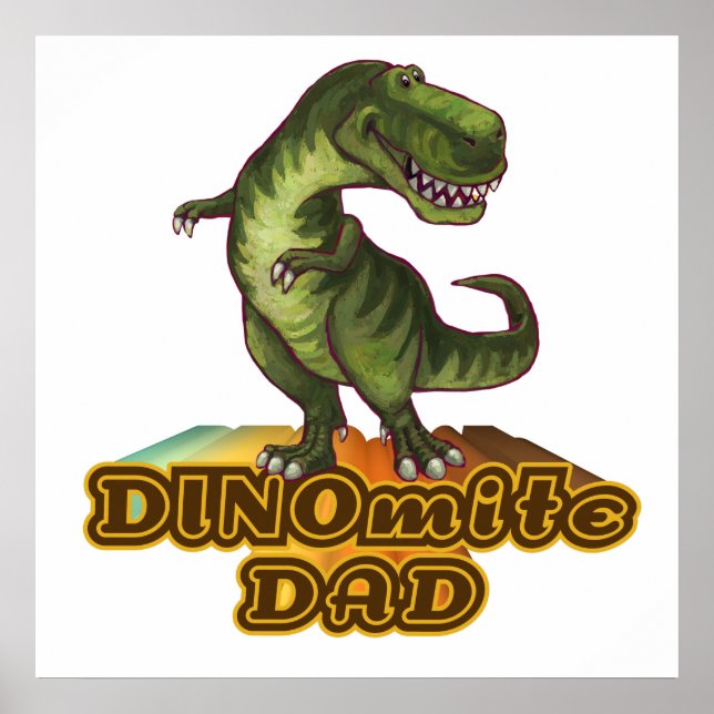 Póster Dinomita Dad (Frente)