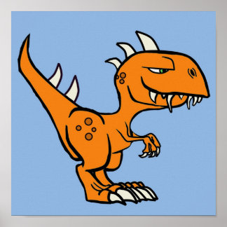 Póster Dinosaur cartoon