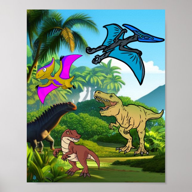 Póster Dinosaur lover  (Frente)