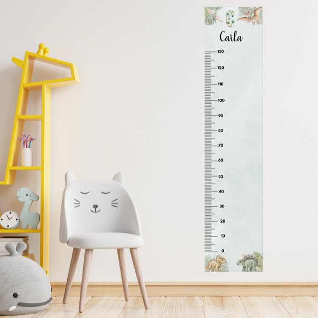 Póster Dinosaur Personalized Name Monogram C Growth Chart (Subido por el creador)