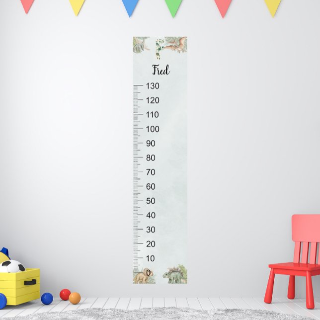 Póster Dinosaur Personalized Name Monogram F Growth Chart (Subido por el creador)