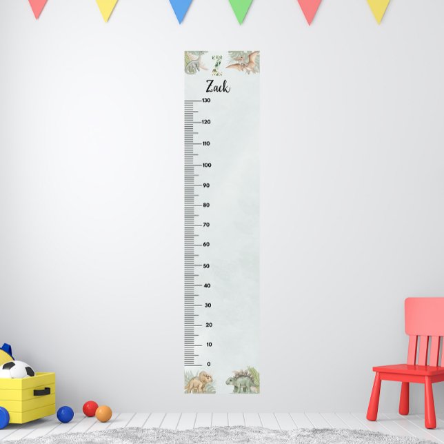 Póster Dinosaur Personalized Name Monogram Z Growth Chart (Subido por el creador)