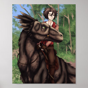 Póster Dinosaur Rider