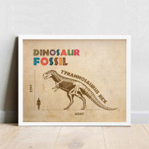 Dinosaurio Fossil 4 Poster