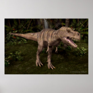 Póster Dinosaurio T-Rex
