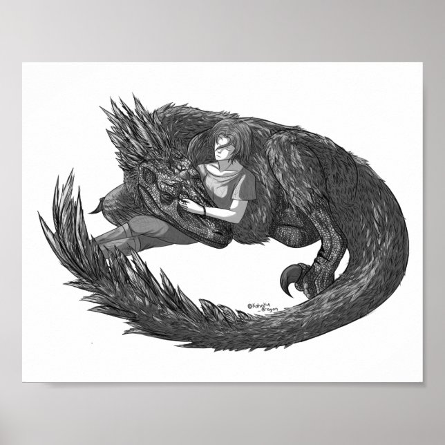 Póster Dinosaurio tenebroso (Frente)