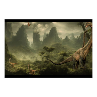 Póster Dinosaurios 