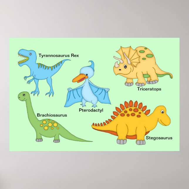 Póster Dinosaurios (Frente)