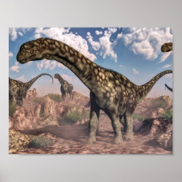 Póster Dinosaurios argentinos