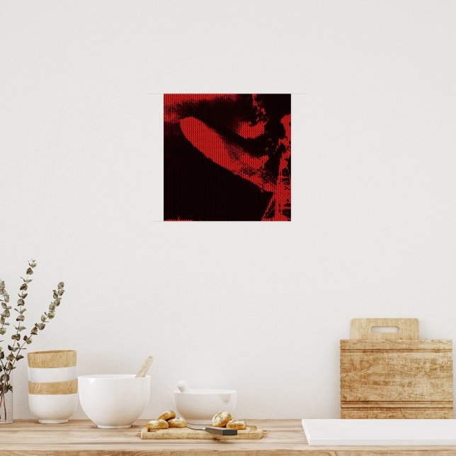 Póster Diodo Emisor de Luz Zeppelin (Cocina)