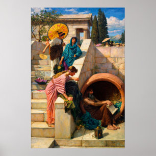 Póster Diógenes de John William Waterhouse 