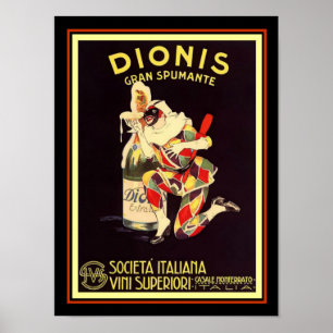 Póster Dionis Gran Spumante Vintage Poster 12 x 16