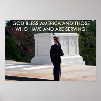 PÓSTER DIOS BENDIGA A ESTADOS UNIDOS Y A LOS QUE TIENEN..