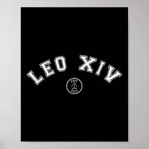 Póster Dios bendiga al Papa León Xiv Camisa América de Ch