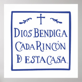 Póster Dios bendiga cada rincón