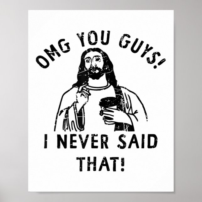 Póster Dios, Chicos, Nunca Dije Jesús _1 (Frente)
