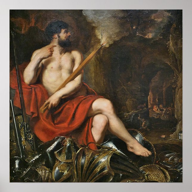 Póster Dios de Fuego y Forja (Frente)
