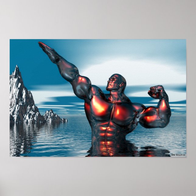 Póster dios del mar (Frente)