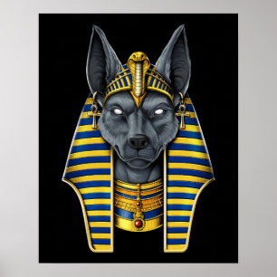 Póster Dios egipcio Anubis