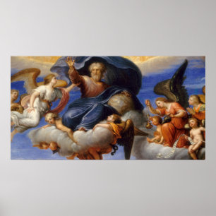 Póster Dios el Padre - Círculo de Pierre Mignard Bella Ar