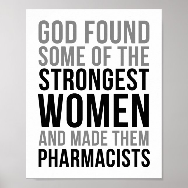 Póster Dios Encontró A Algunas De Las Mujeres Más Fuertes (Frente)