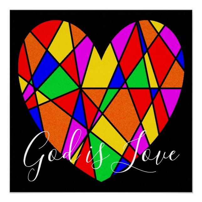 PÓSTER DIOS ES AMOR (Anverso)