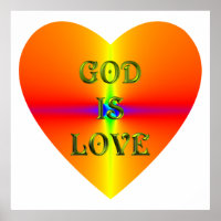 "Dios es amor" Poster