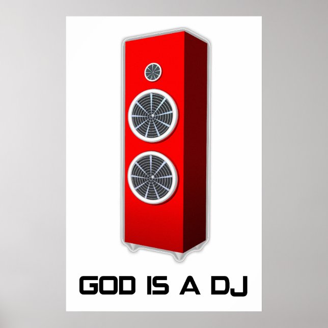 Póster Dios es DJ (Frente)