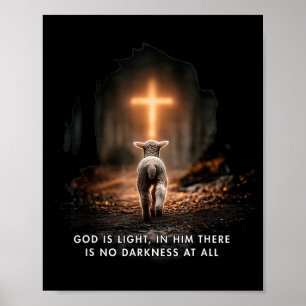 Póster Dios Es Luz En Él No Hay Ninguna Oscuridad En Abso