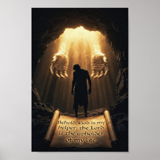 Póster Dios es mi Ayudador