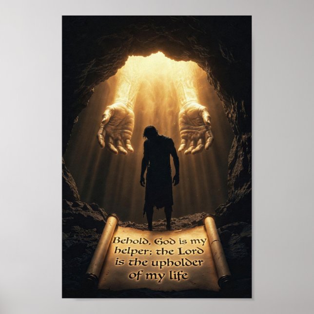 Póster Dios es mi Ayudador (Frente)