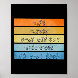 Póster Dios escucha las oraciones Conciencia sordera Rótu