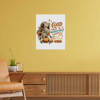 Póster Dios Está Dentro De Ella.