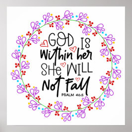 Póster DIOS Está Dentro De Ella