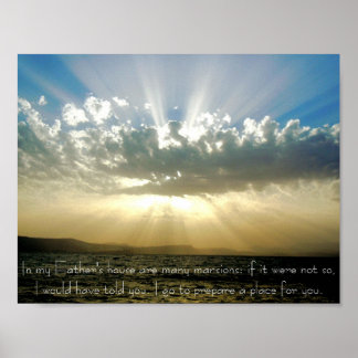 Póster Dios Está Preparando Un Lugar