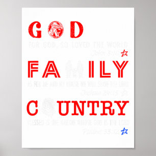 Póster Dios Familia País