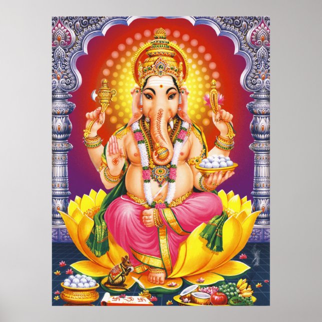 Póster Dios Ganesha (Frente)