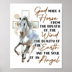 Póster Dios Hizo Un Caballo Del Aliento Del Viento El B