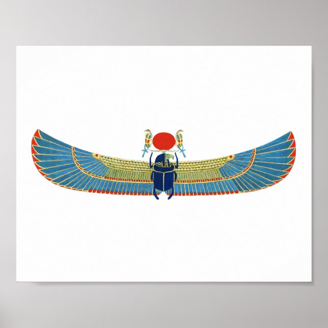Póster dios Khnum de la fertilidad Egipto antiguo (Frente)