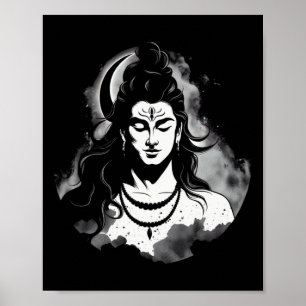 Póster Dios Lord Shiva Hinduismo Dios Hindu Espiritual Me