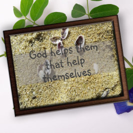 Póster Dios los ayuda a decir sabiduría poster