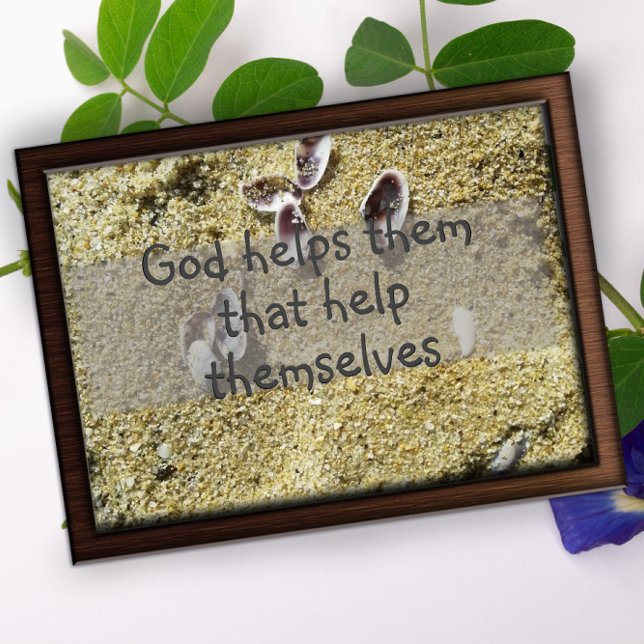 Póster Dios los ayuda a decir sabiduría poster (Subido por el creador)