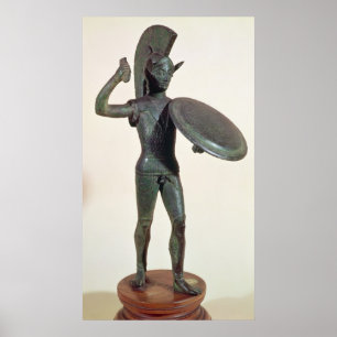 Póster Dios Marte o un guerrero