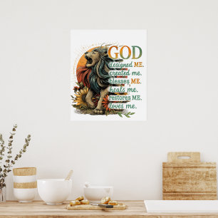 Póster Dios Me Diseñó...