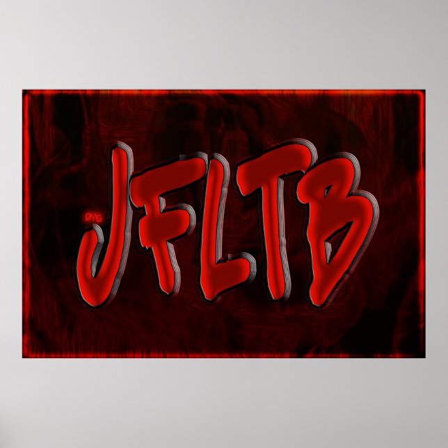 Póster ¡Dios mío! jfltb (Frente)