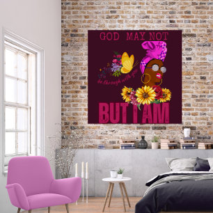 Póster Dios No Puede Estar Con Ustedes Pero Yo Soy