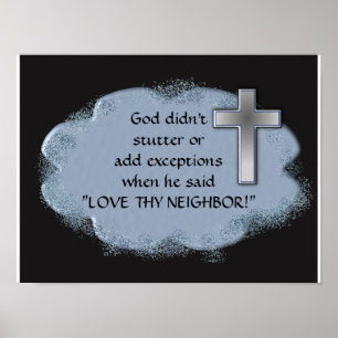 Póster Dios no tartamudeó