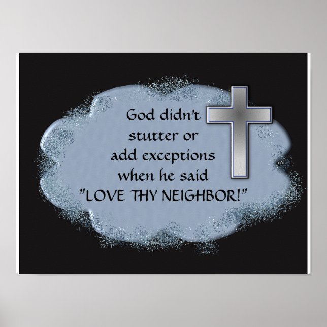 Póster Dios no tartamudeó (Frente)