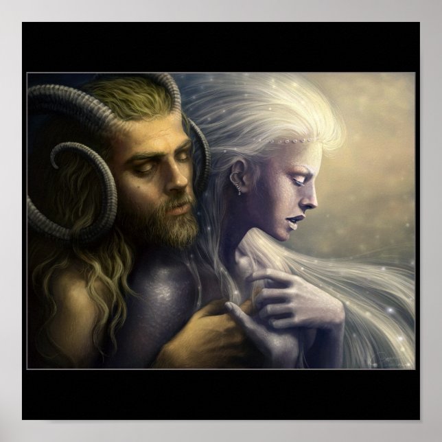 Póster Dios pagano y Poster de la diosa (Frente)