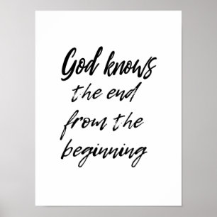 Póster Dios sabe el fin - poster